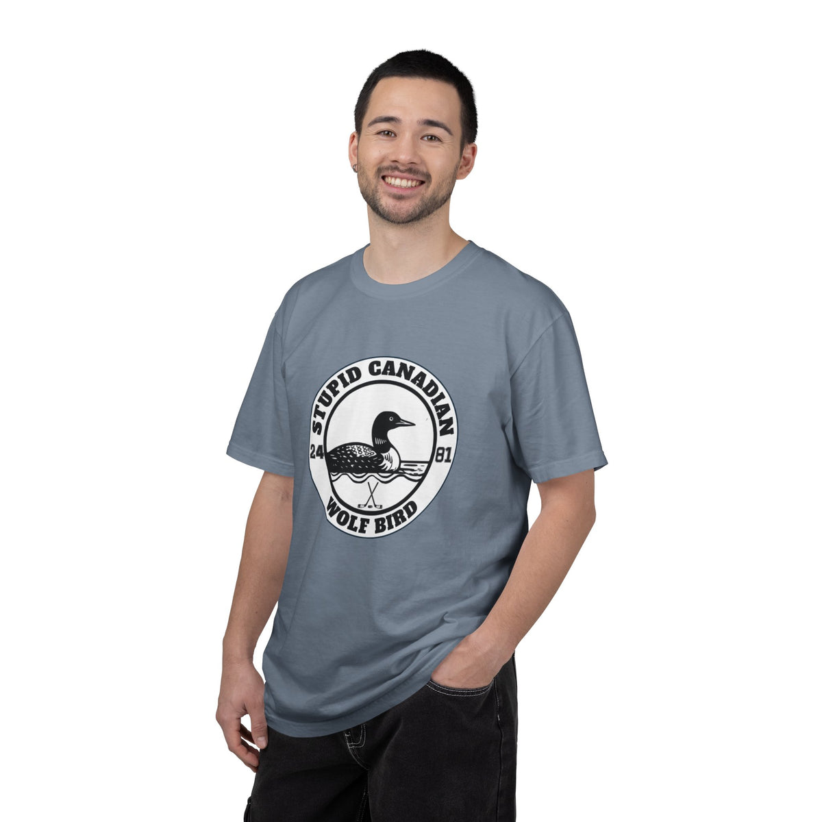 Wolf Bird Graphic Tee | Dry Humor Outdoor Shirt