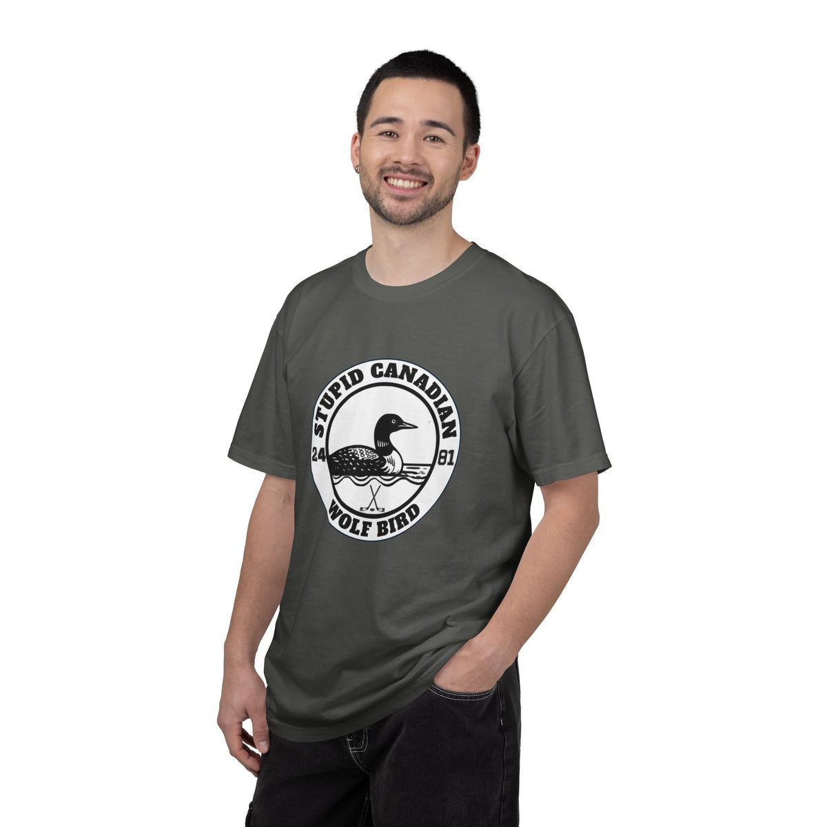Wolf Bird Graphic Tee | Dry Humor Outdoor Shirt
