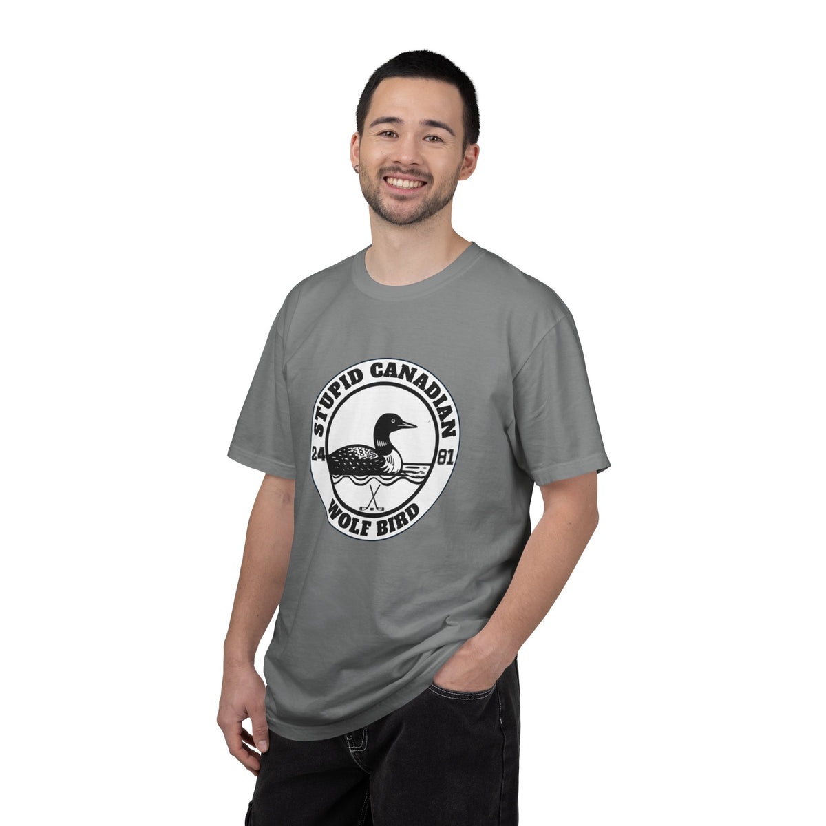 Wolf Bird Graphic Tee | Dry Humor Outdoor Shirt
