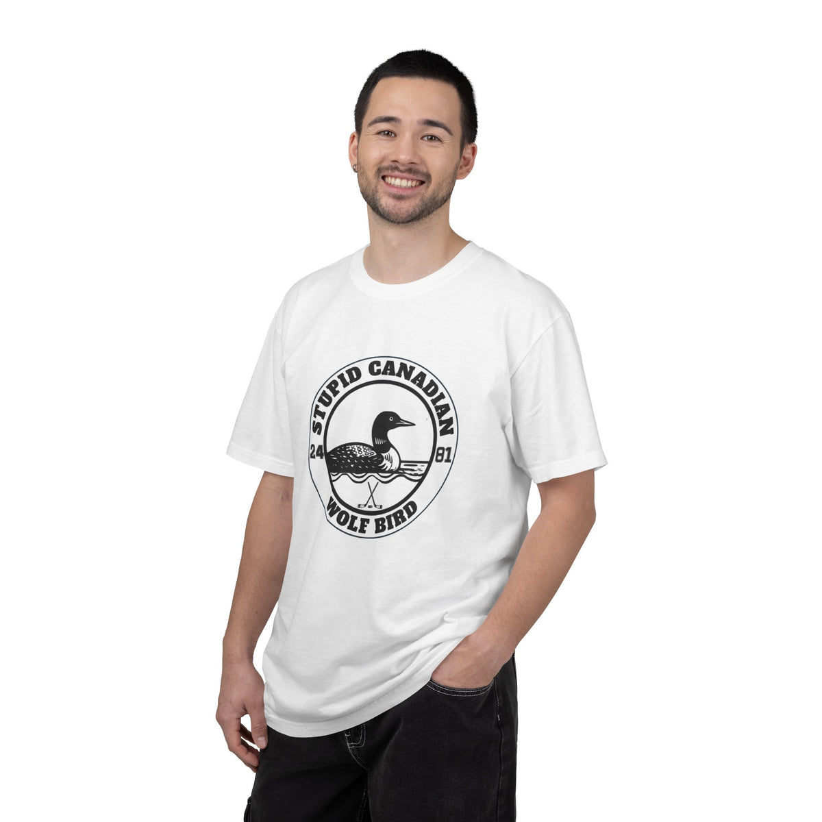 Wolf Bird Graphic Tee | Dry Humor Outdoor Shirt
