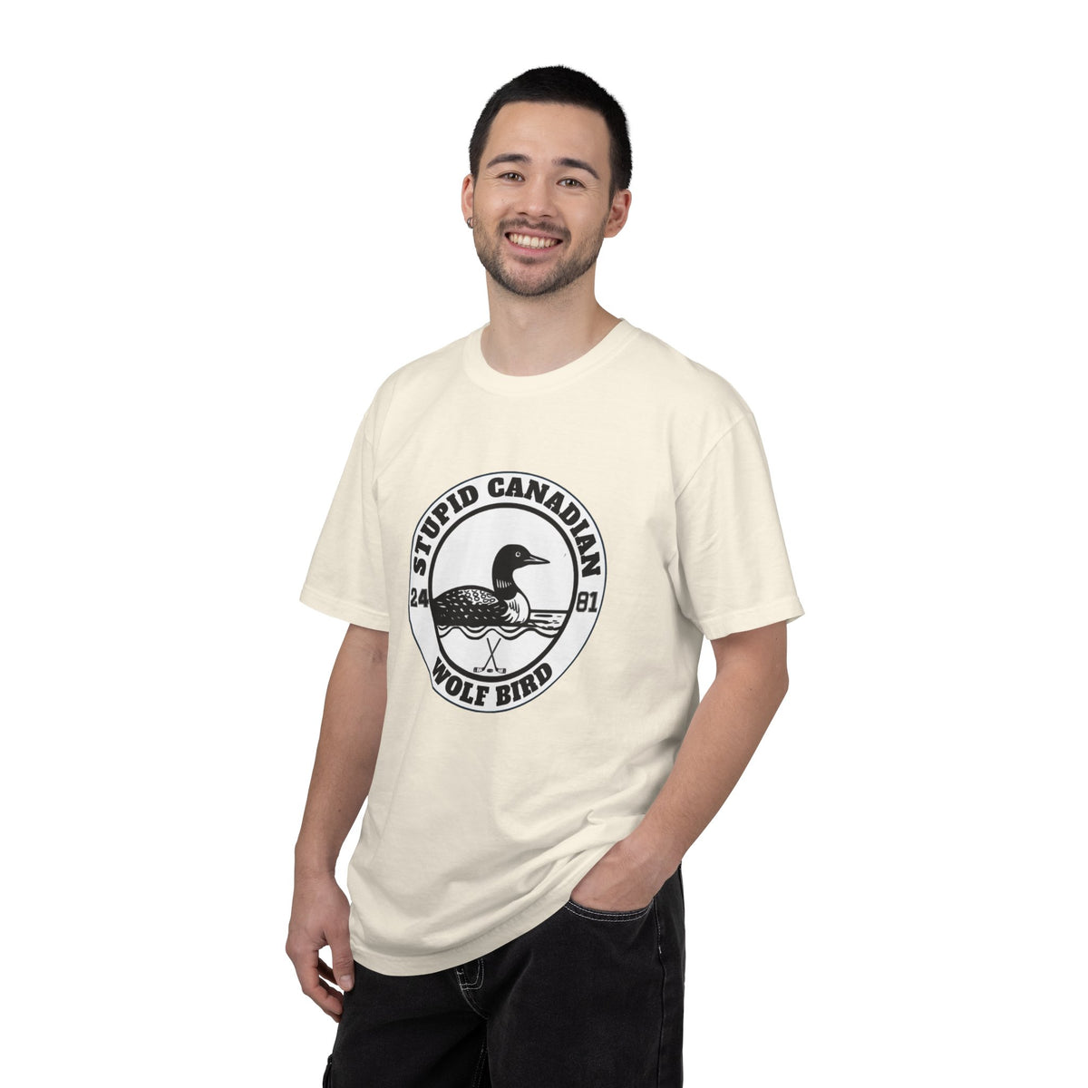 Wolf Bird Graphic Tee | Dry Humor Outdoor Shirt