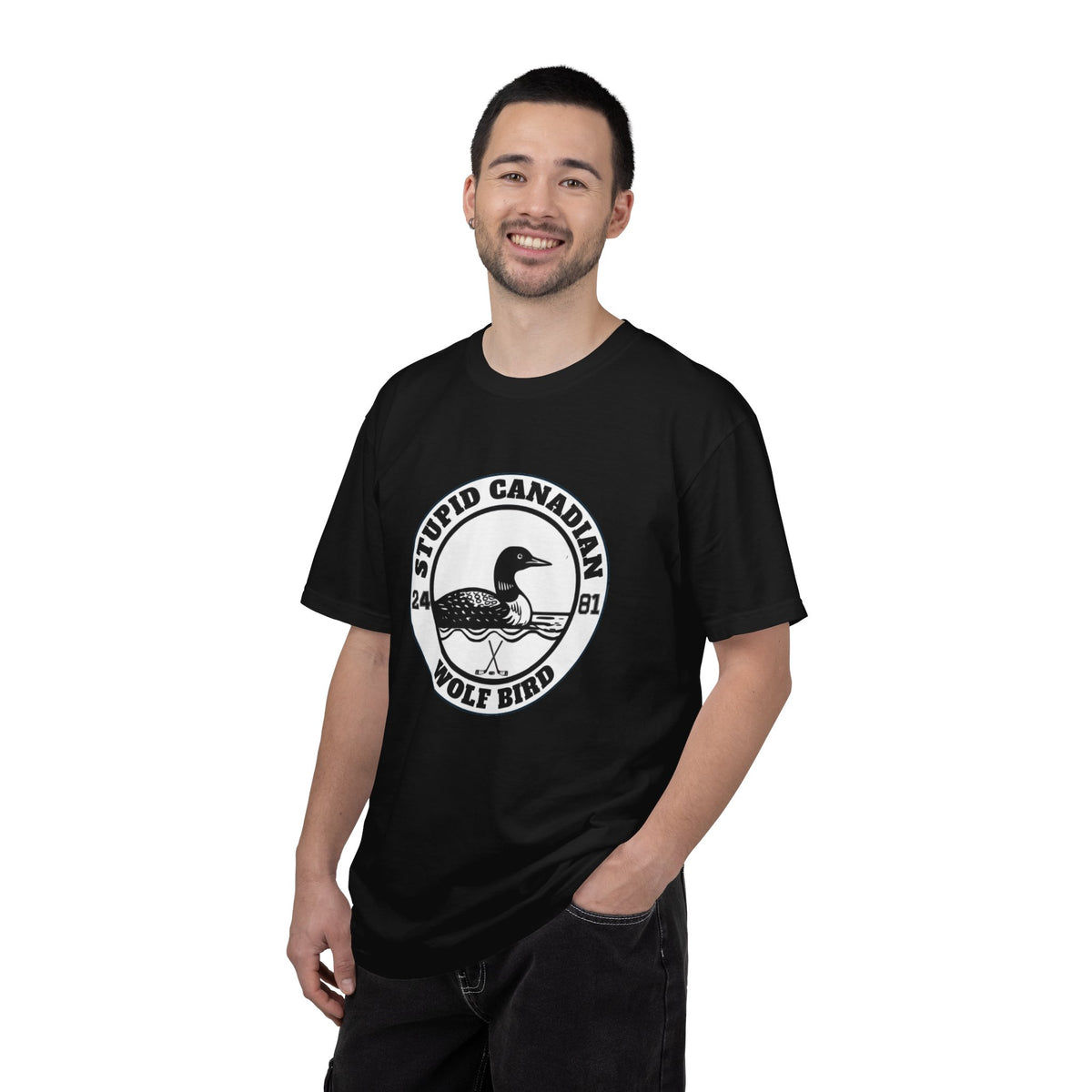 Wolf Bird Graphic Tee | Dry Humor Outdoor Shirt