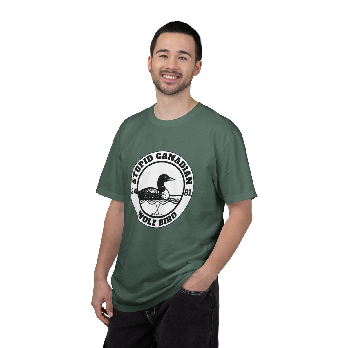 Wolf Bird Graphic Tee | Dry Humor Outdoor Shirt