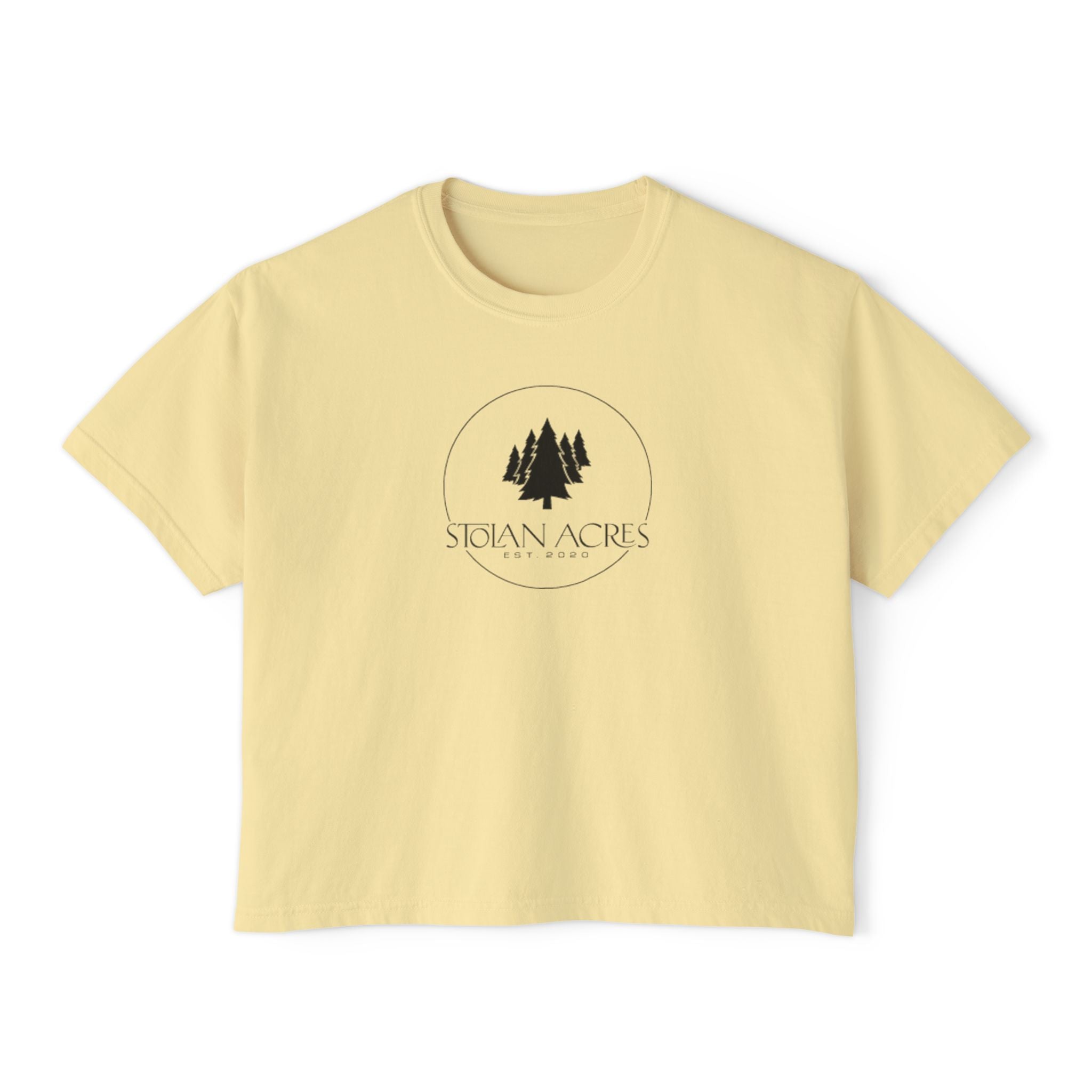 The Stolan Boxy Crop | Classic Mark