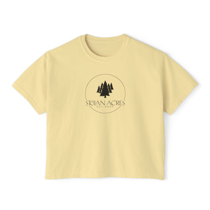 The Stolan Boxy Crop | Classic Mark