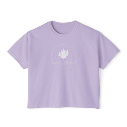 The Stolan Boxy Crop | Classic Mark