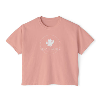 The Stolan Boxy Crop | Classic Mark