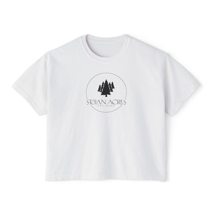 The Stolan Boxy Crop | Classic Mark