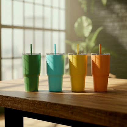 30oz Tumbler - Steel Plated