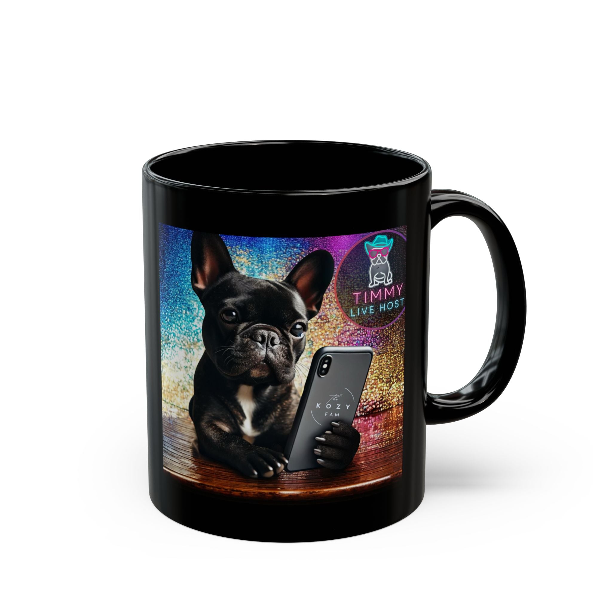 The Kozy Fam – Timmy Black Mug