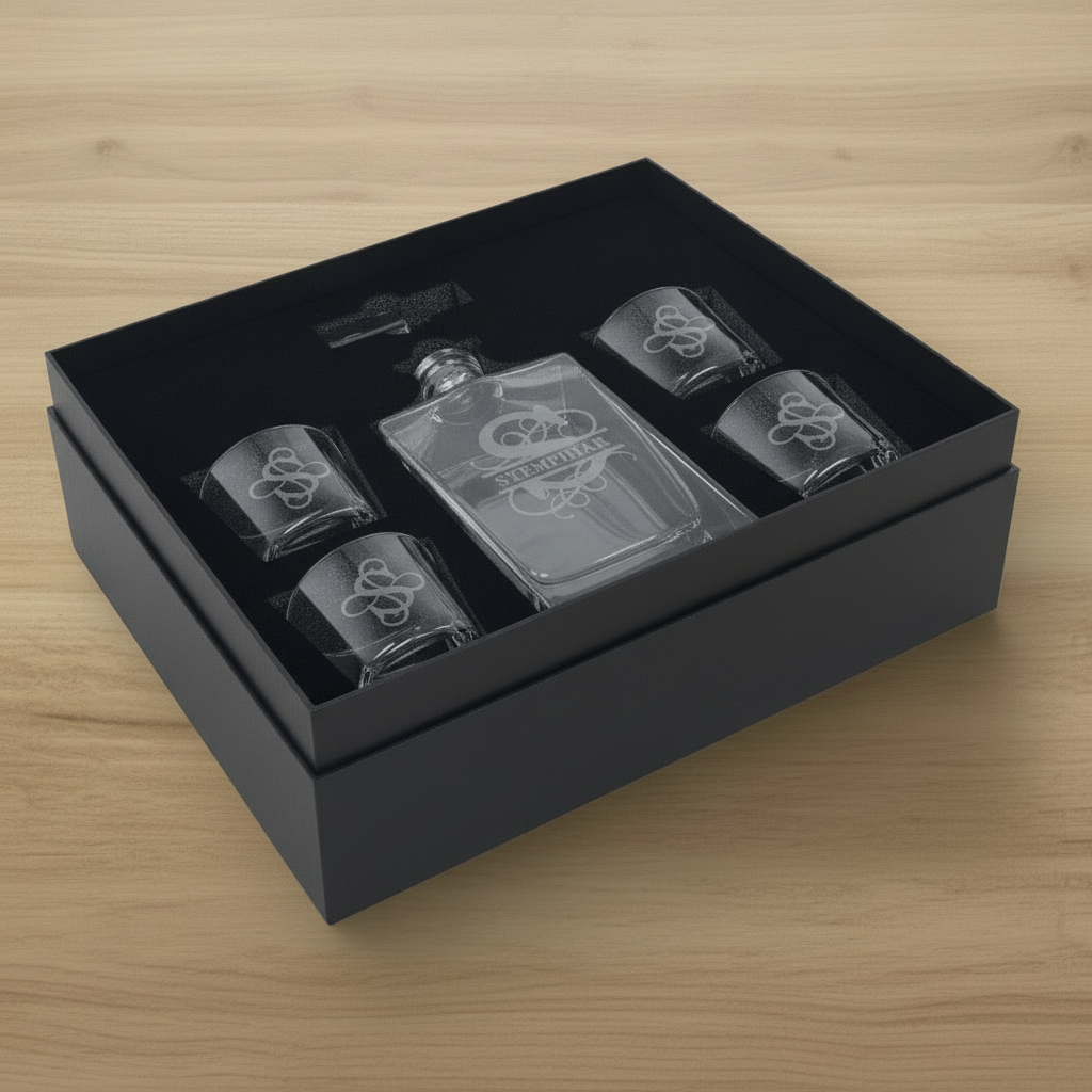 The Obsidian  Reserve Decanter Set